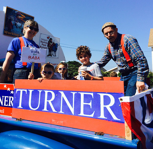 Parade Paul Bunyan Days Dave Turner for City Council